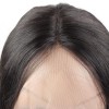 Jada Short Black Malaysian Human Hair Straight Bob Wigs with Lace Closure