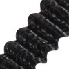 Jada Malaysian Deep Wave Human Hair Bundles with Lace Closure Extension