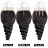 Jada Healthy Peruvian Loose Wave Hair 3 Bundles with Lace Closure