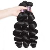 Jada Healthy Peruvian Loose Wave Hair 3 Bundles with Lace Closure