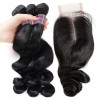 Jada Shoulder Length 2x4 Lace Closure Brazilian Loose Wave Bundle Deals Wig