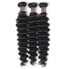 Jada High Grade Natural Black Long Deep Wave Brazilian Hair Bundles